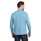 TravisMathew Coto Performance 1/4-Zip - Brilliant Blue Heather