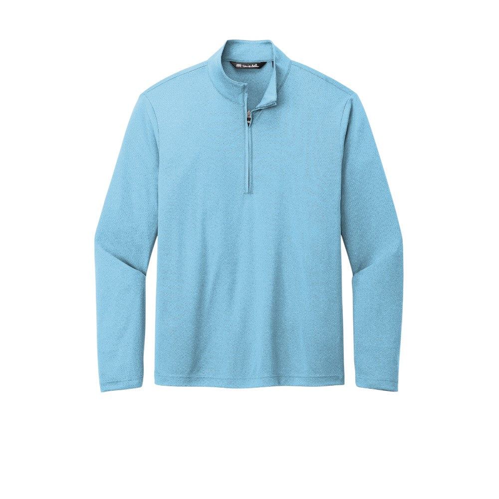 TravisMathew Coto Performance 1/4-Zip - Brilliant Blue Heather
