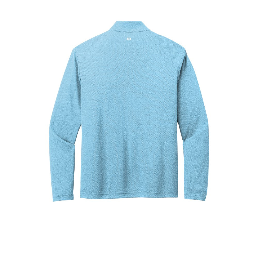 TravisMathew Coto Performance 1/4-Zip - Brilliant Blue Heather