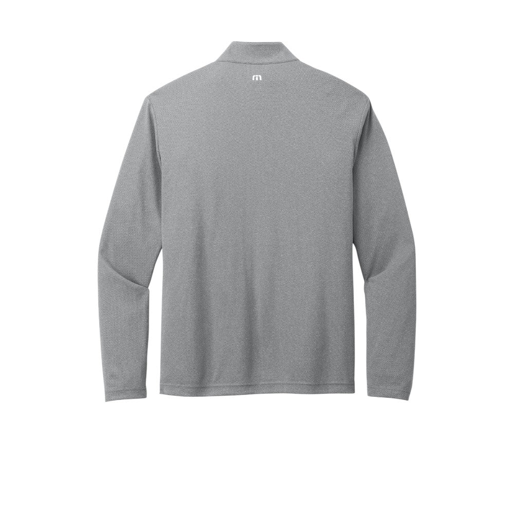 TravisMathew Coto Performance 1/4-Zip - Quiet Shade Grey Heather