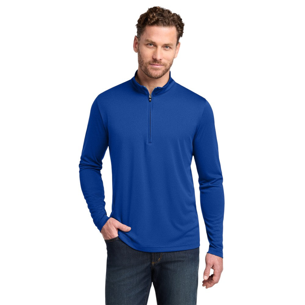 TravisMathew Coto Performance 1/4-Zip - Royal Blue