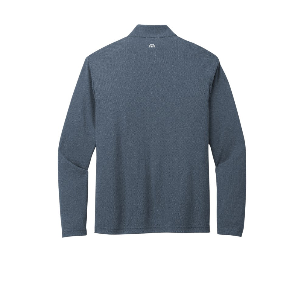 TravisMathew Coto Performance 1/4-Zip - Vintage Indigo/Black
