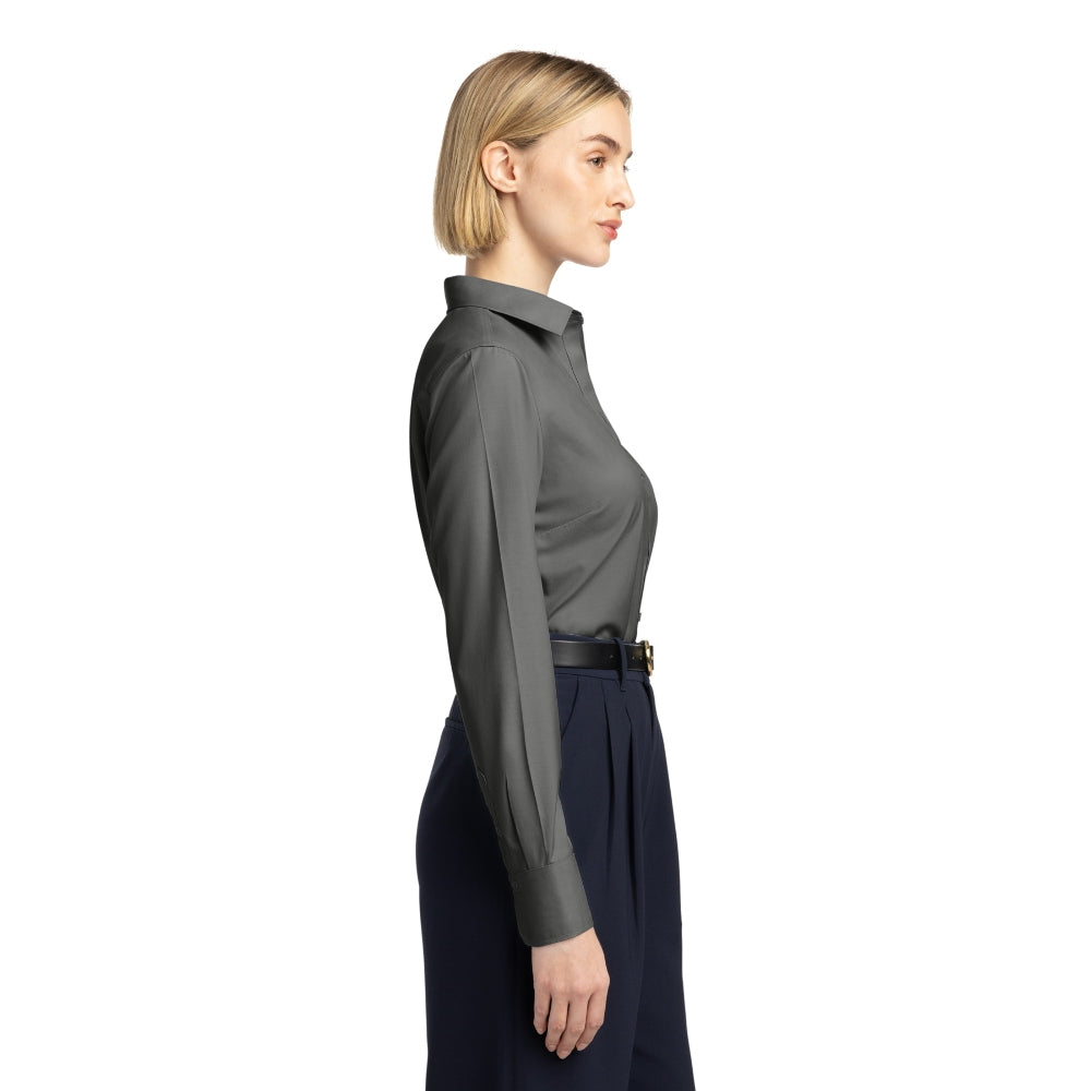 Brooks Brothers® Women’s Wrinkle-Free Stretch Pinpoint Shirt - Deep Black