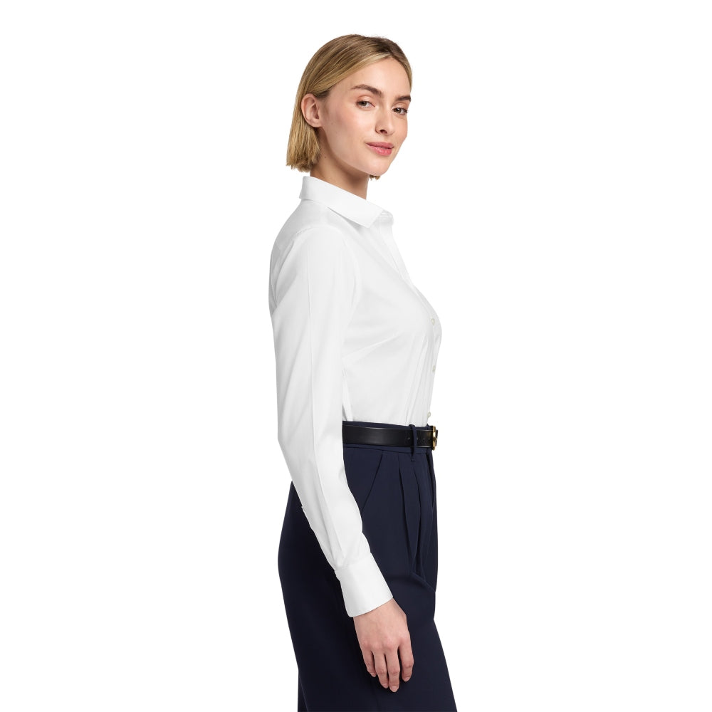 Brooks Brothers® Women’s Wrinkle-Free Stretch Pinpoint Shirt - White