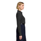 Brooks Brothers® Women’s Full-Button Satin Blouse - Deep Black