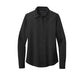 Brooks Brothers® Women’s Full-Button Satin Blouse - Deep Black