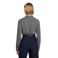 Brooks Brothers® Women’s Full-Button Satin Blouse - Shadow Grey