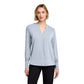 Brooks Brothers® Women’s Open-Neck Satin Blouse - Heritage Blue