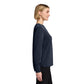 Brooks Brothers® Women’s Open-Neck Satin Blouse - Night Navy