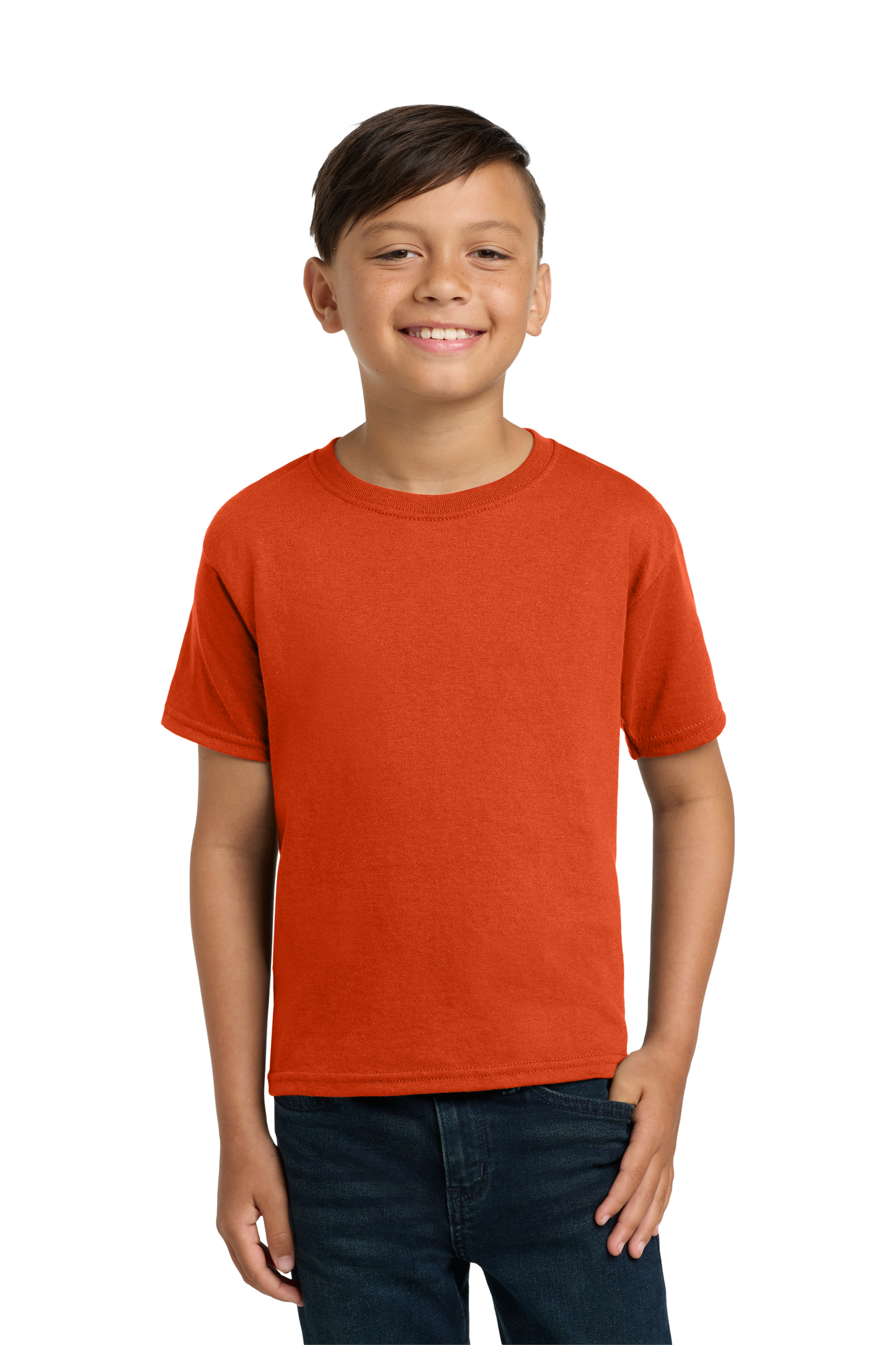 Jerzees® - Youth Dri-Power® 50/50 Cotton/Poly T-Shirt - Burnt Orange