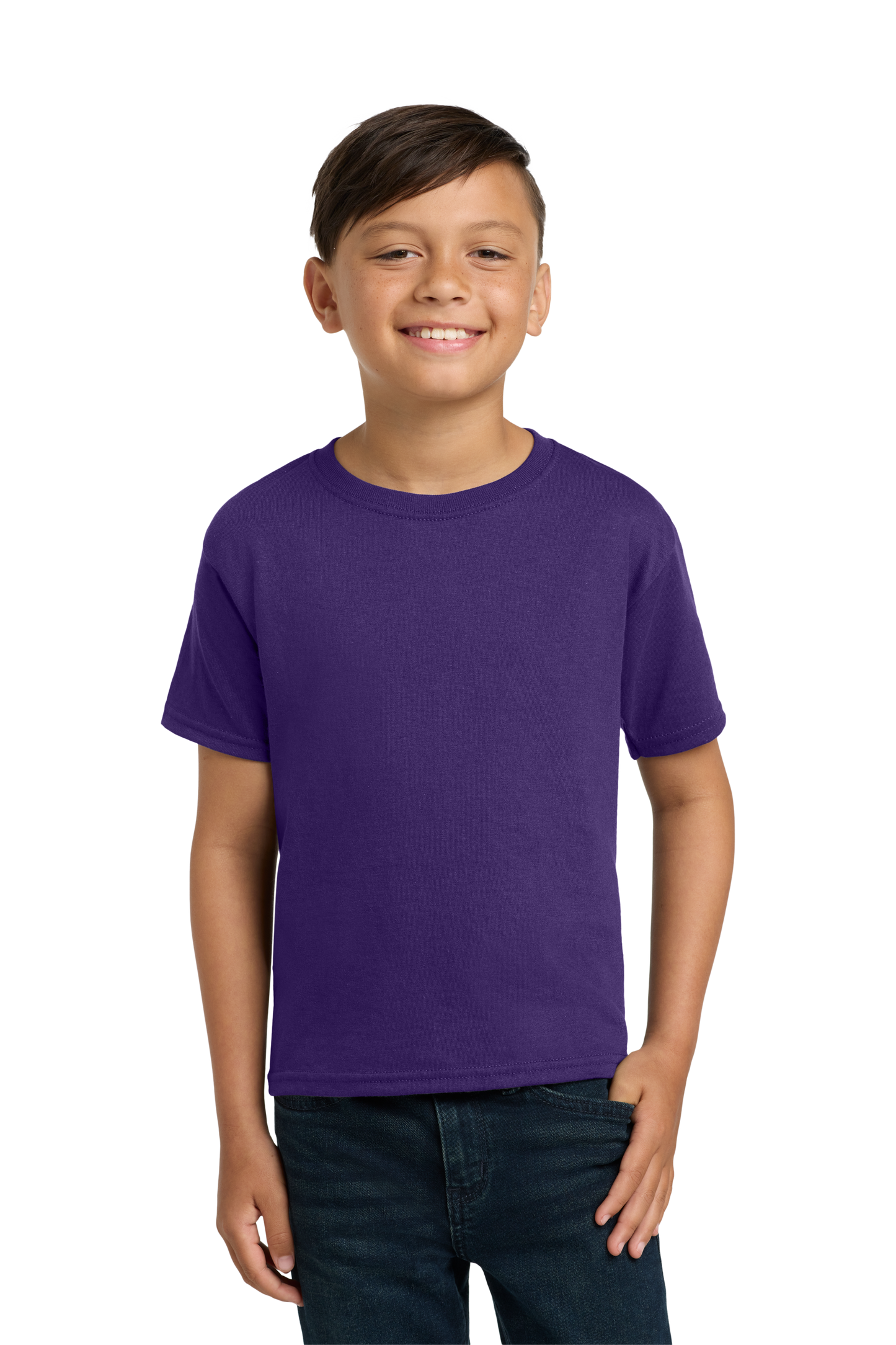 Jerzees® - Youth Dri-Power® 50/50 Cotton/Poly T-Shirt - Deep Purple