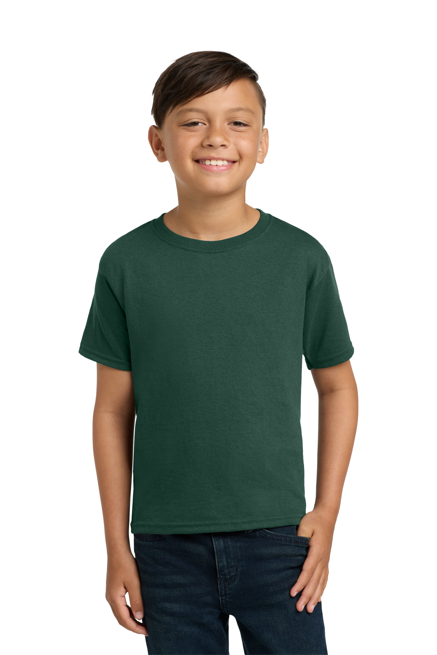 Jerzees® - Youth Dri-Power® 50/50 Cotton/Poly T-Shirt - Forest Green