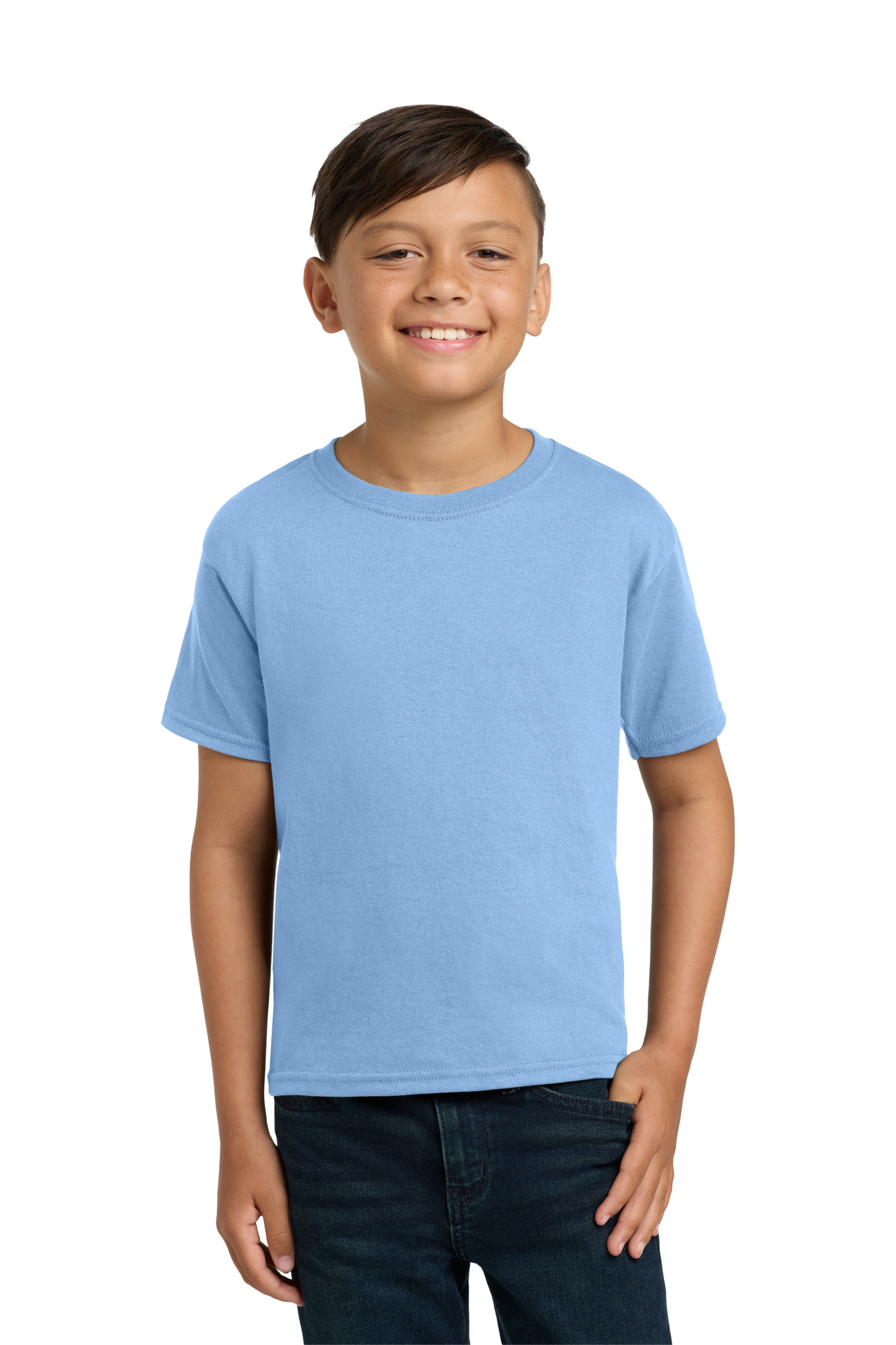 Jerzees® - Youth Dri-Power® 50/50 Cotton/Poly T-Shirt - Light Blue