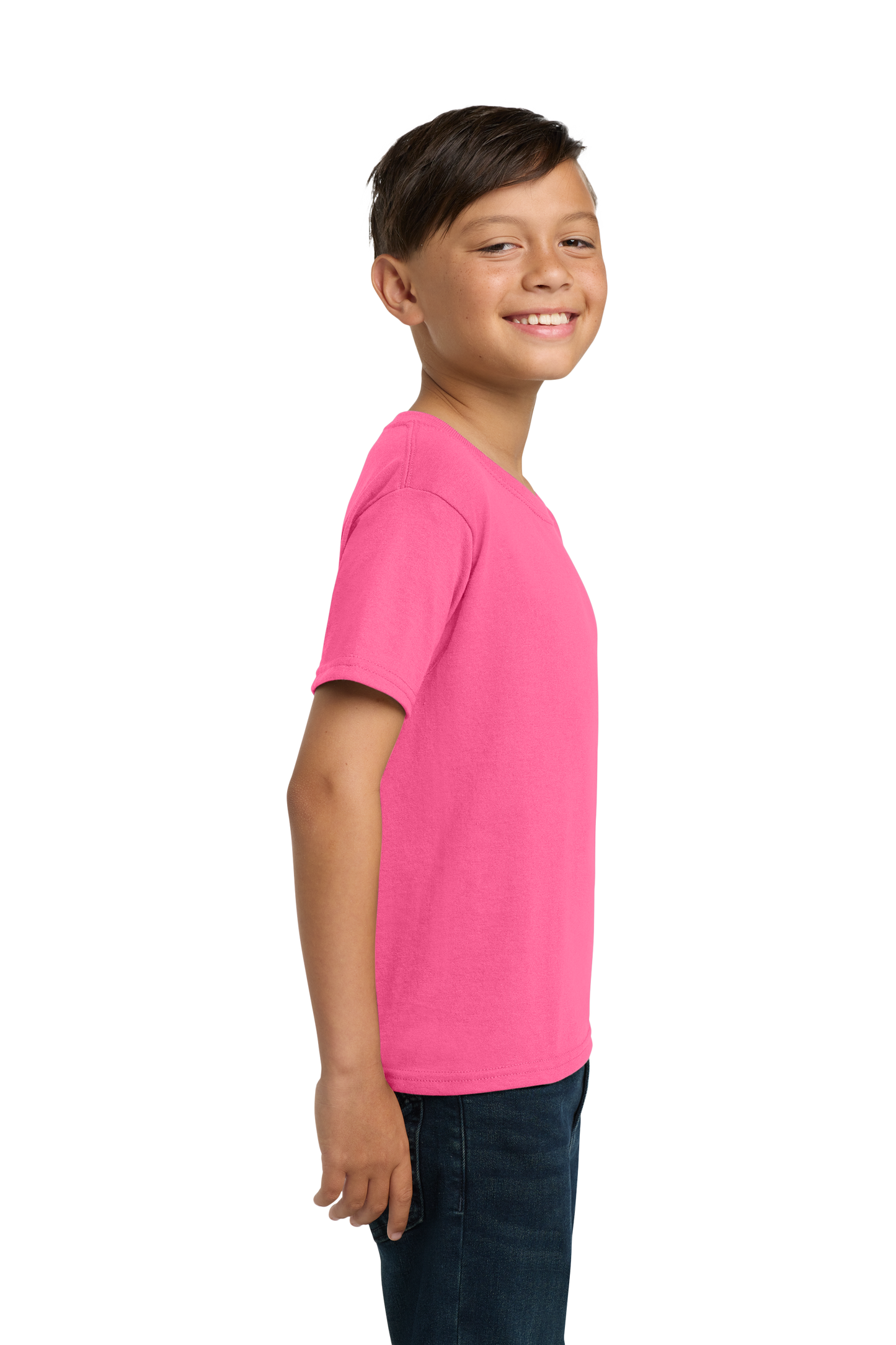 Jerzees® - Youth Dri-Power® 50/50 Cotton/Poly T-Shirt - Neon Pink
