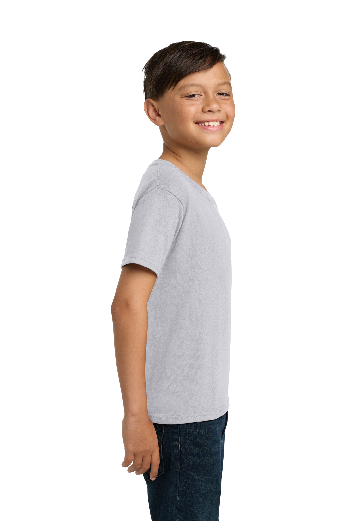 Jerzees® - Youth Dri-Power® 50/50 Cotton/Poly T-Shirt - Silver