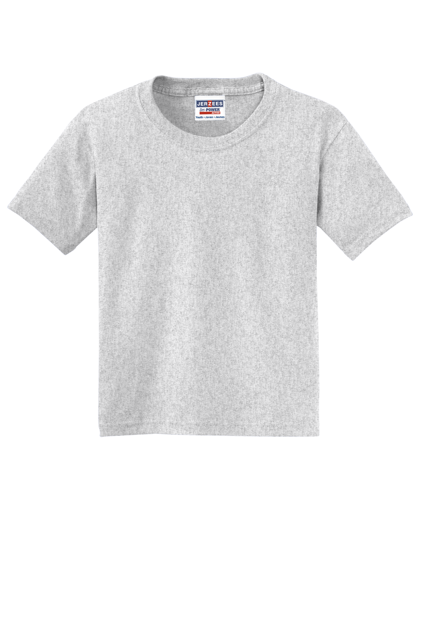 Jerzees® - Youth Dri-Power® 50/50 Cotton/Poly T-Shirt - Ash