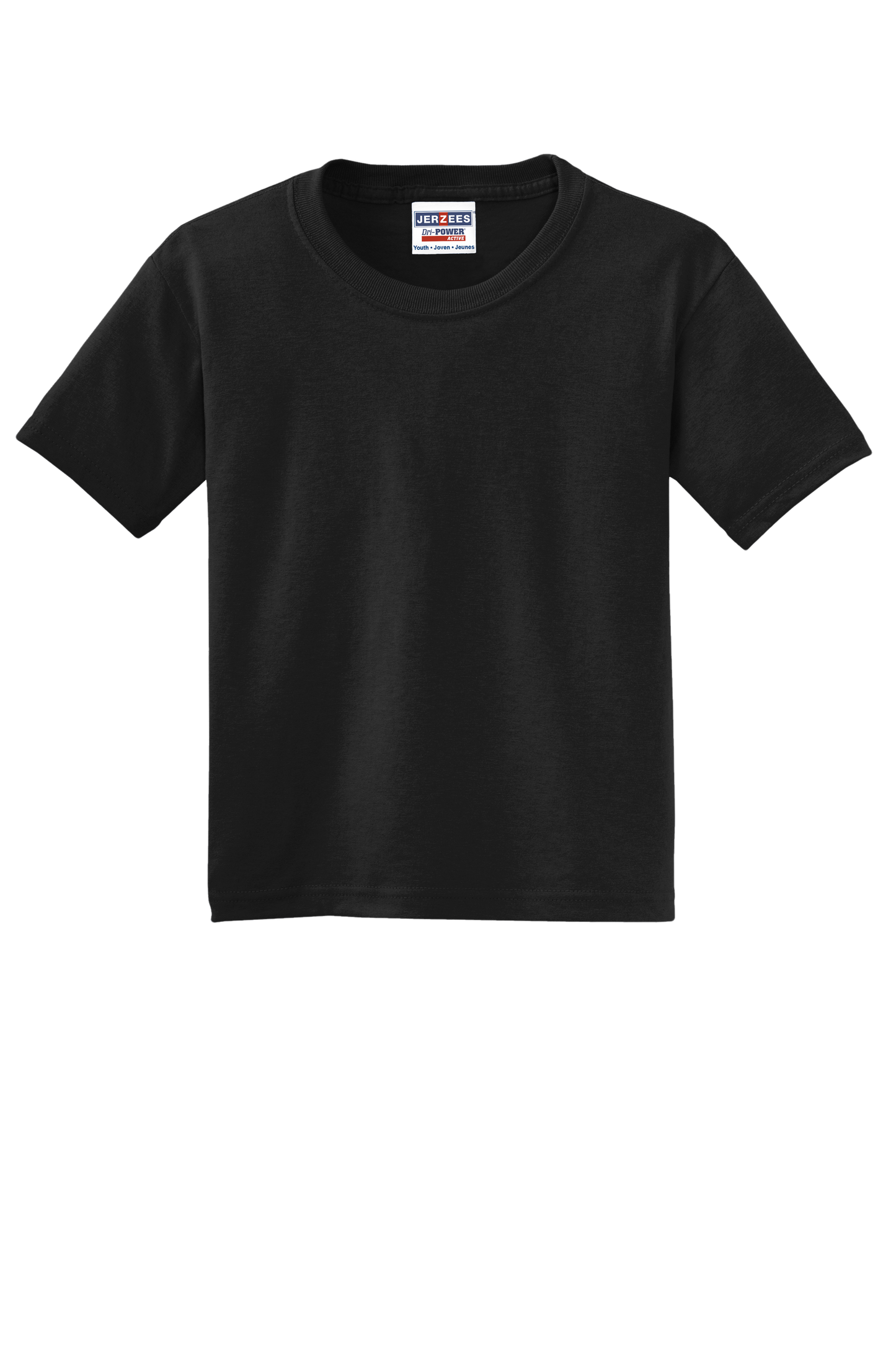 Jerzees® - Youth Dri-Power® 50/50 Cotton/Poly T-Shirt - Black