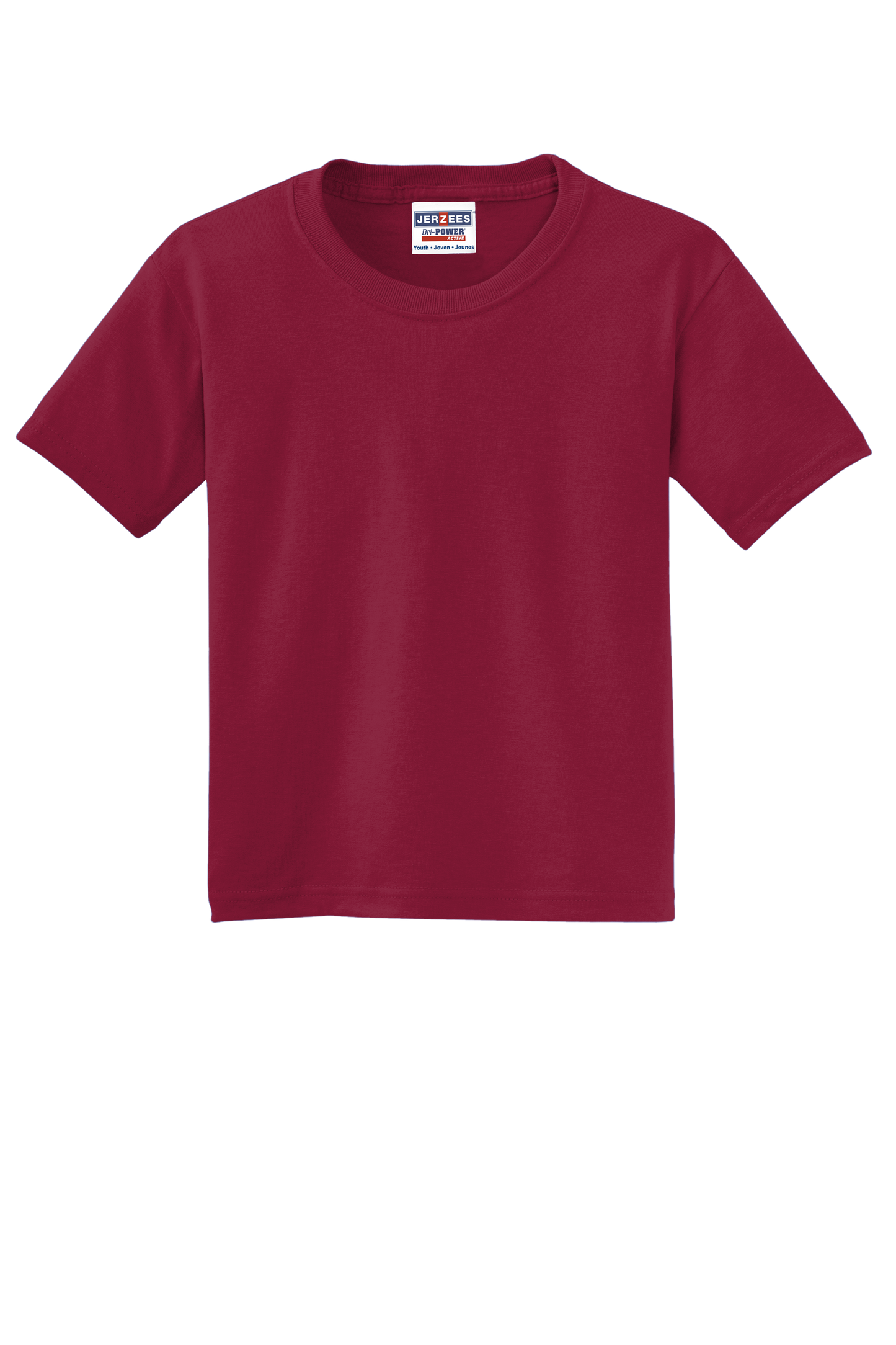 Jerzees® - Youth Dri-Power® 50/50 Cotton/Poly T-Shirt - Cardinal