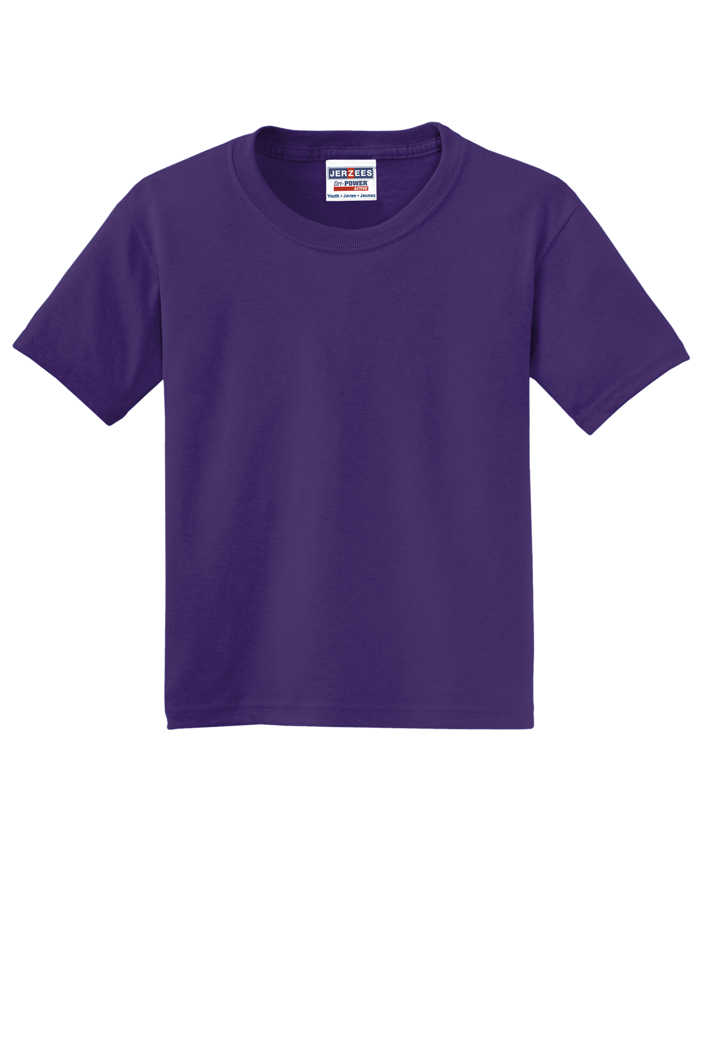 Jerzees® - Youth Dri-Power® 50/50 Cotton/Poly T-Shirt - Deep Purple