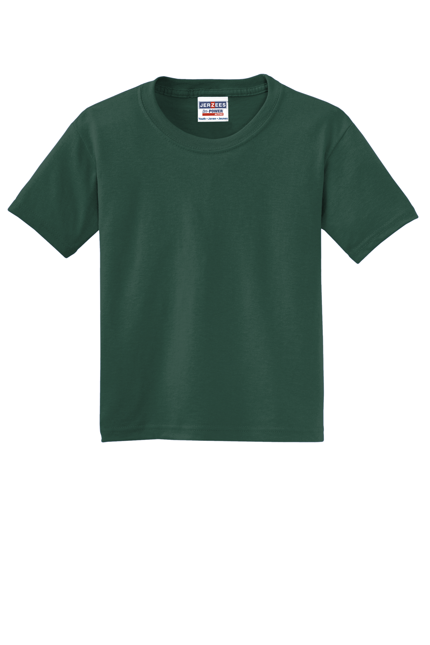 Jerzees® - Youth Dri-Power® 50/50 Cotton/Poly T-Shirt - Forest Green