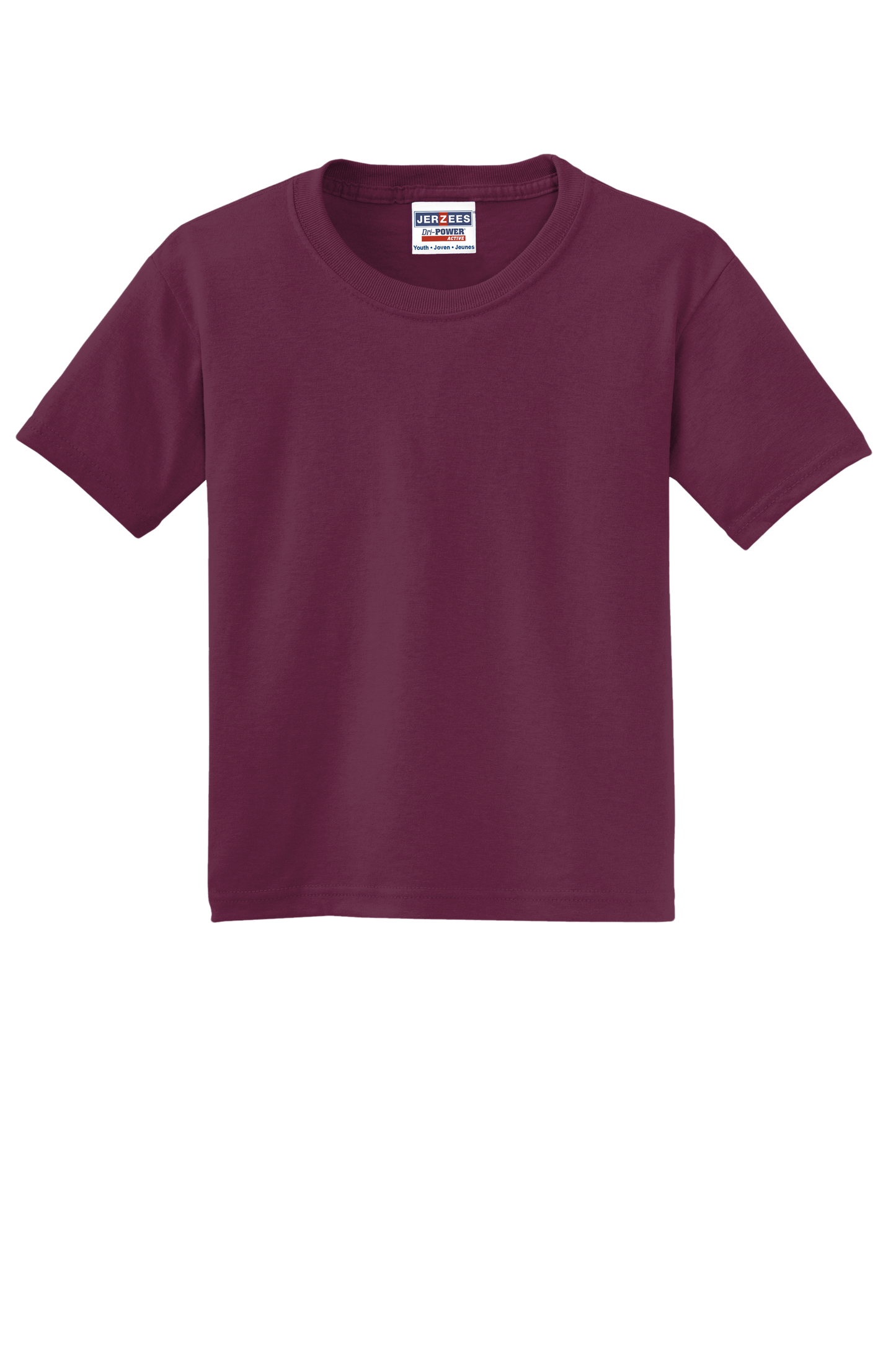 Jerzees® - Youth Dri-Power® 50/50 Cotton/Poly T-Shirt - Maroon