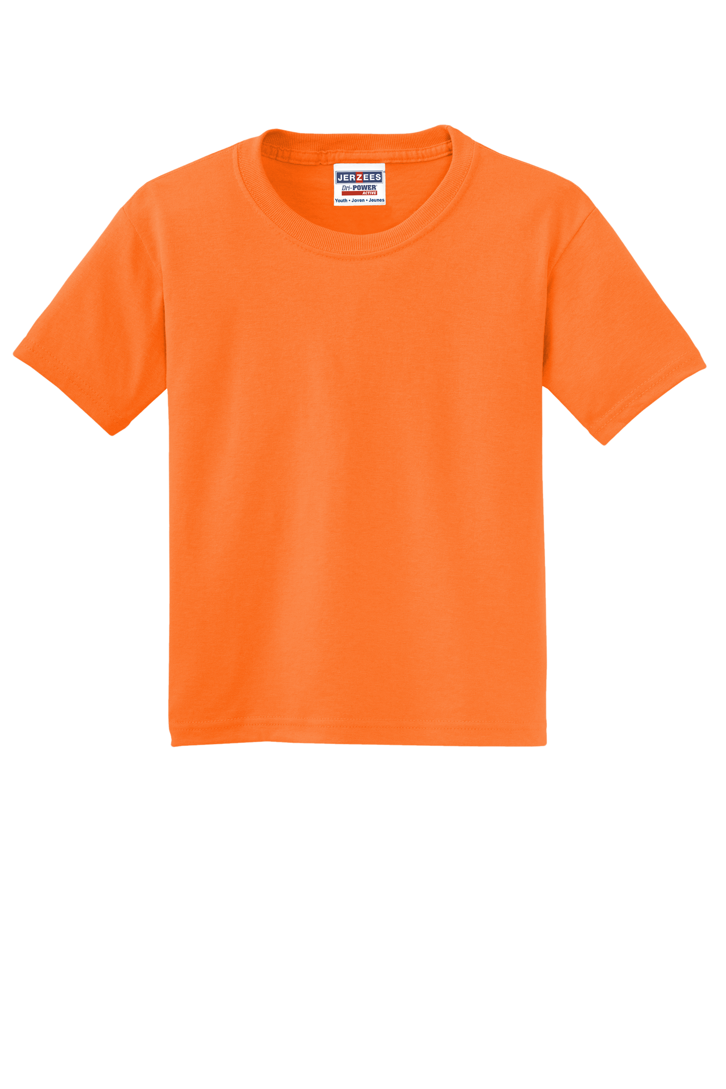 Jerzees® - Youth Dri-Power® 50/50 Cotton/Poly T-Shirt - Safety Orange