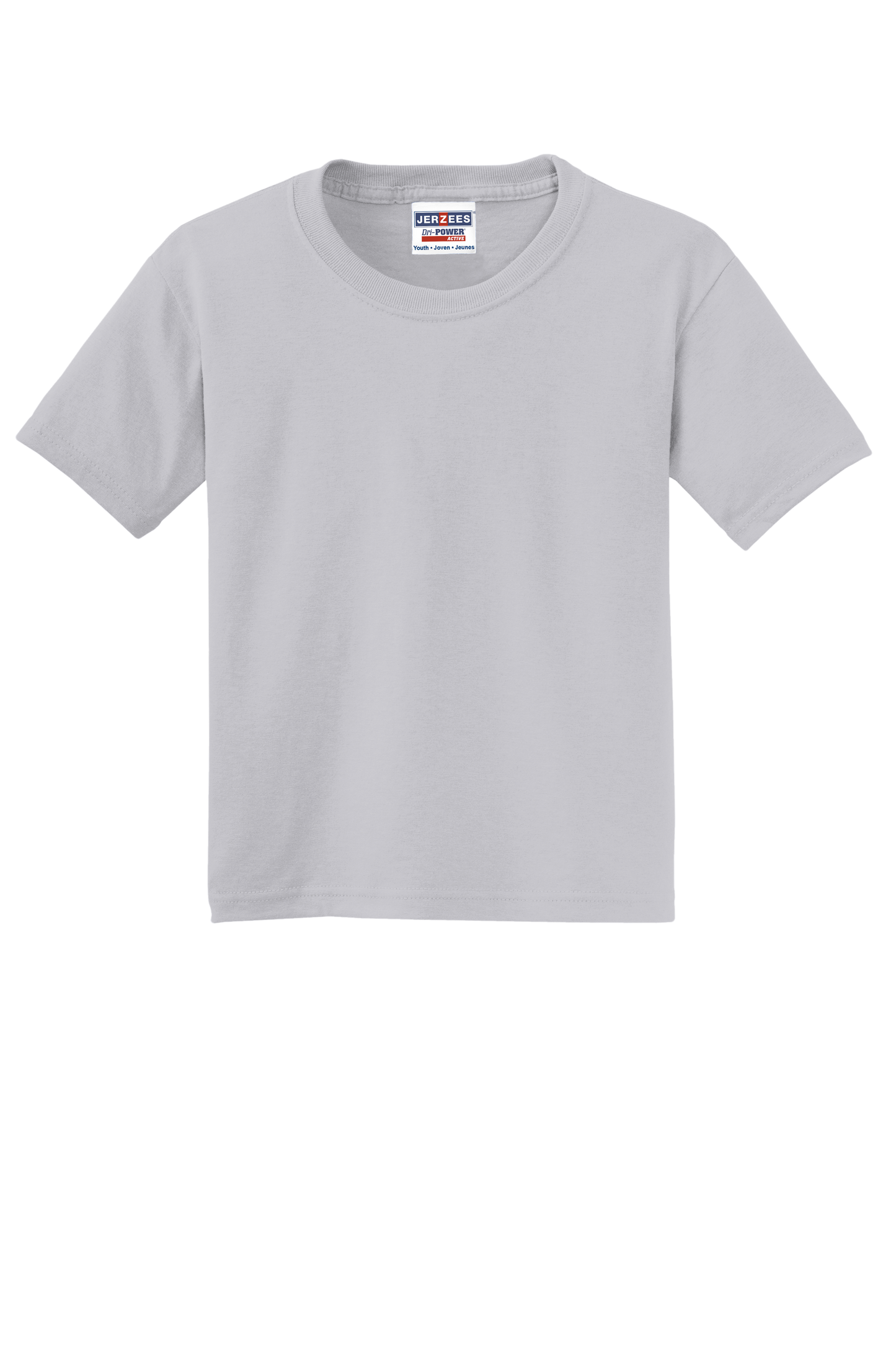 Jerzees® - Youth Dri-Power® 50/50 Cotton/Poly T-Shirt - Silver