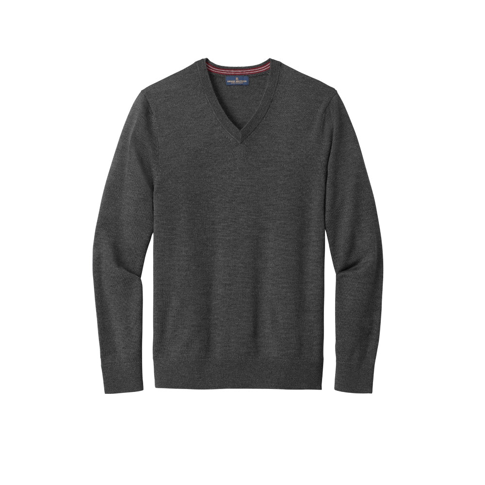 Brooks Brothers® Washable Merino V-Neck Sweater - Windsor Grey