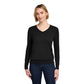 Brooks Brothers® Women’s Washable Merino V-Neck Sweater - Deep Black