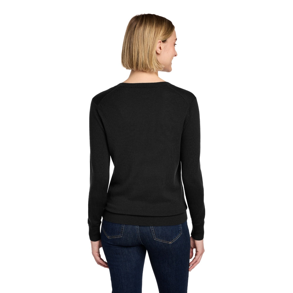 Brooks Brothers® Women’s Washable Merino V-Neck Sweater - Deep Black