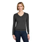 Brooks Brothers® Women’s Washable Merino V-Neck Sweater - Windsor Grey Heather