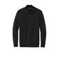 Brooks Brothers® Washable Merino Birdseye 1/4-Zip Sweater - Deep Black