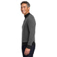 Brooks Brothers® Washable Merino Birdseye 1/4-Zip Sweater - Deep Black/Shadow Grey