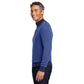 Brooks Brothers® Washable Merino Birdseye 1/4-Zip Sweater - Navy/Compass Blue