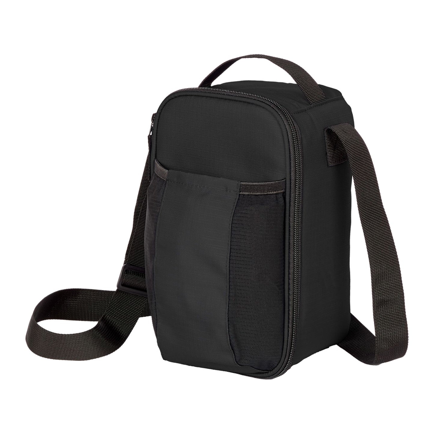 Crossbody Recycled 6-Can Cooler - Black