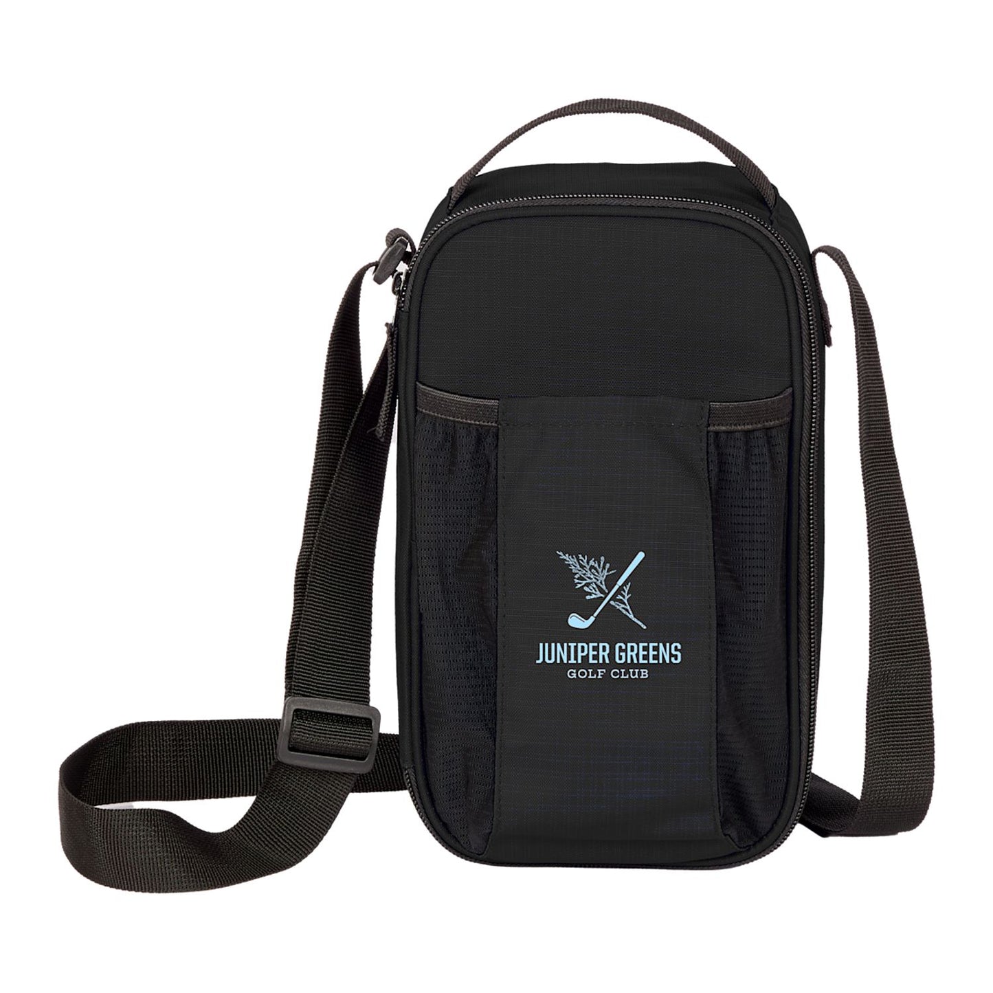 Crossbody Recycled 6-Can Cooler - Black