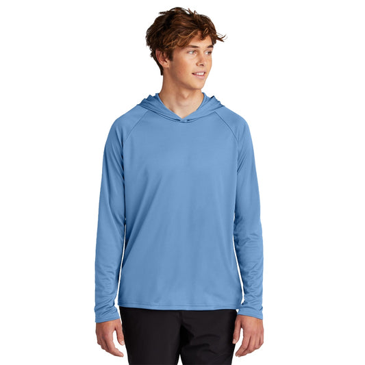 Port & Co™ Performance Pullover Hooded Tee - Carolina Blue