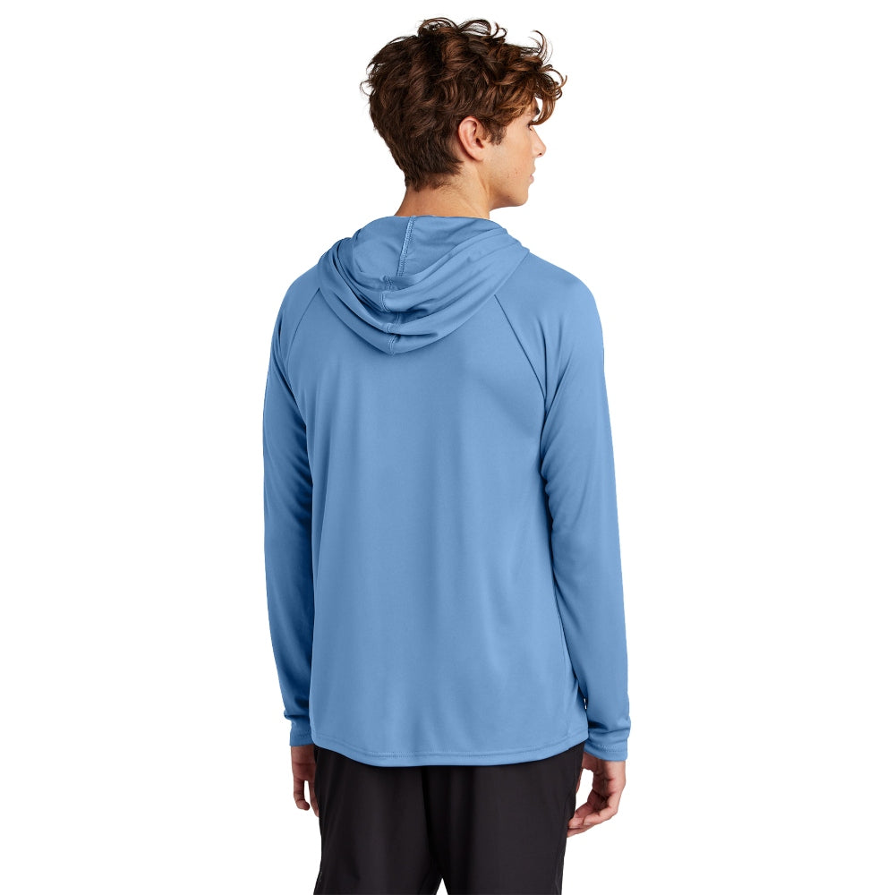 Port & Co™ Performance Pullover Hooded Tee - Carolina Blue