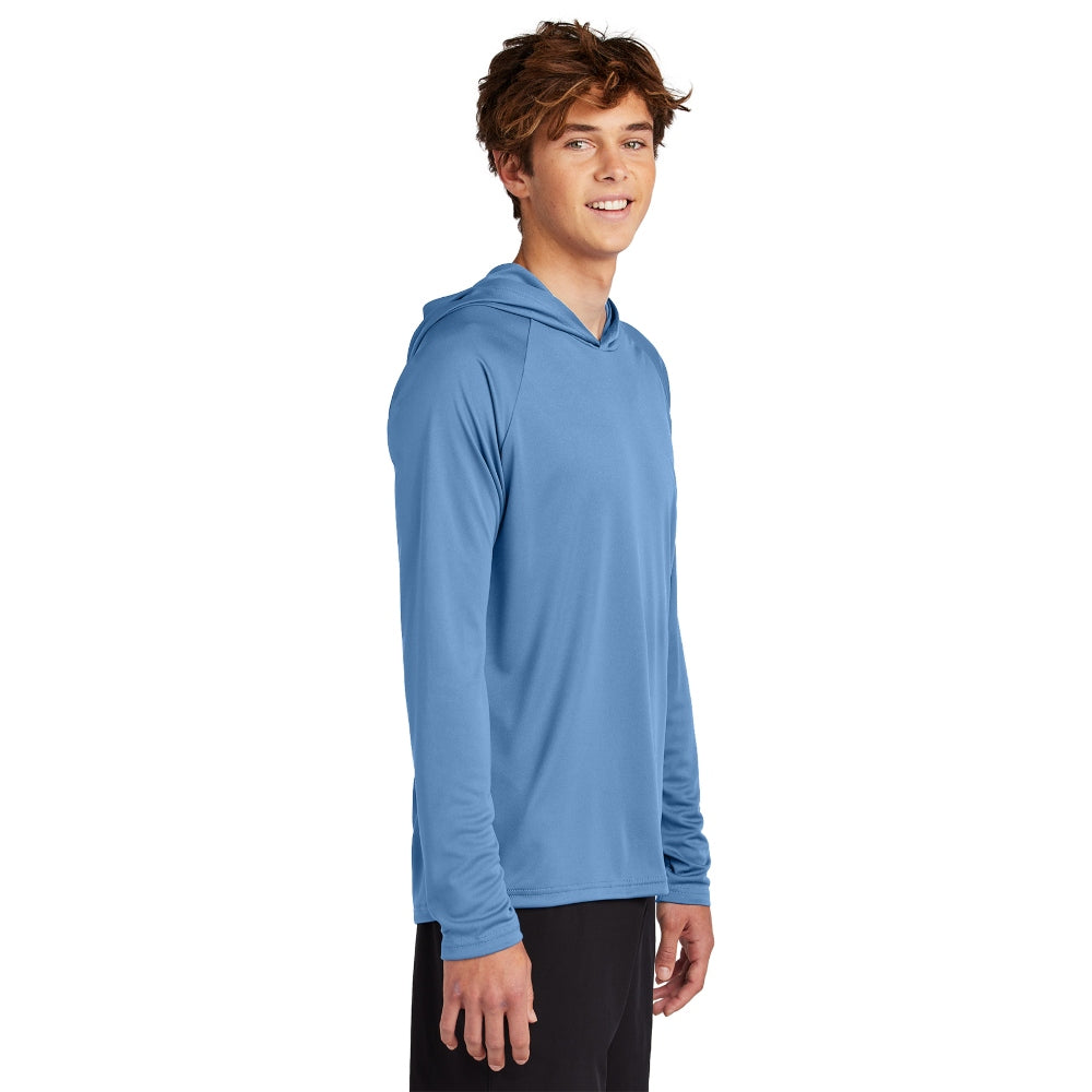 Port & Co™ Performance Pullover Hooded Tee - Carolina Blue