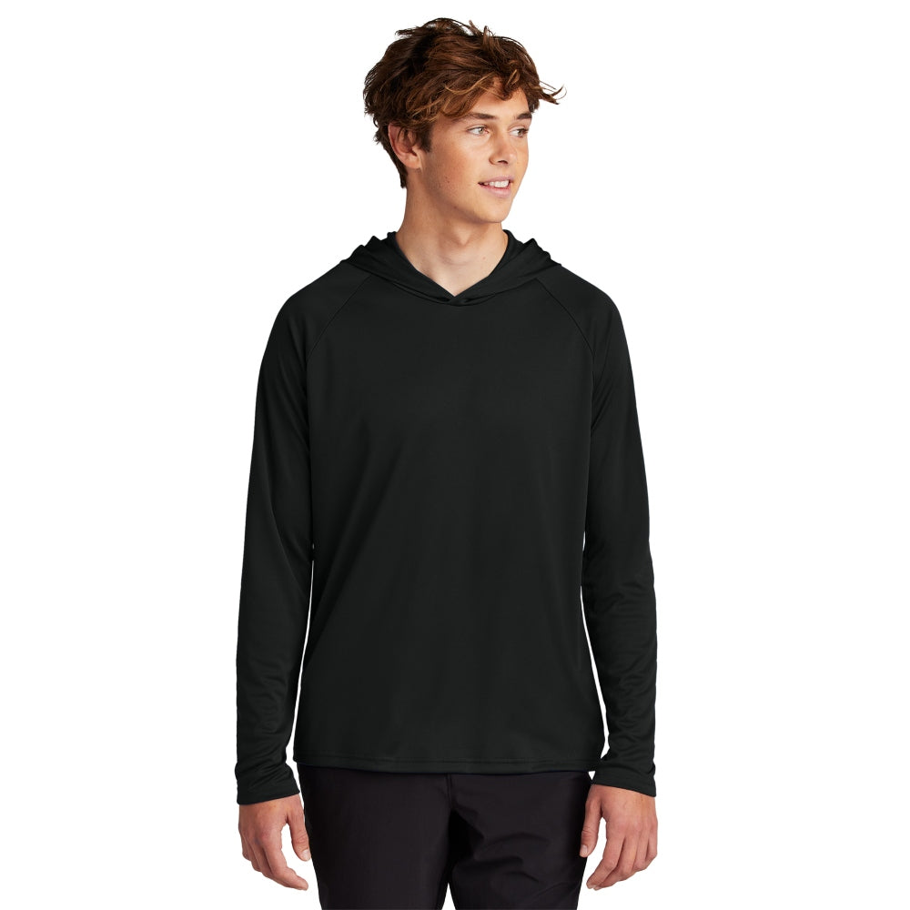 Port & Co™ Performance Pullover Hooded Tee - Jet Black