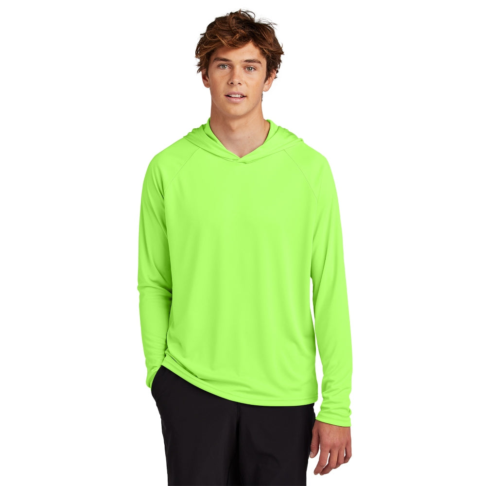Port & Co™ Performance Pullover Hooded Tee - Neon Green