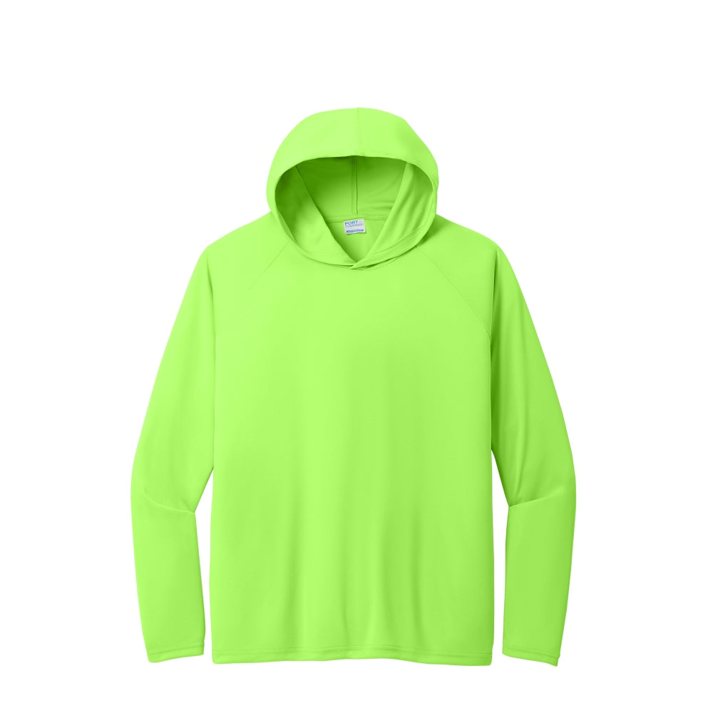 Port & Co™ Performance Pullover Hooded Tee - Neon Green
