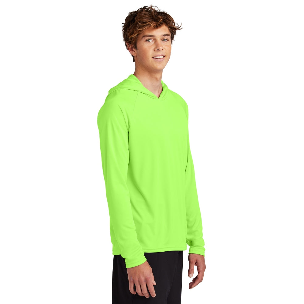 Port & Co™ Performance Pullover Hooded Tee - Neon Green