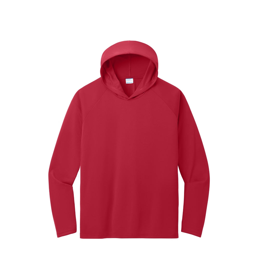 Port & Co™ Performance Pullover Hooded Tee - Red