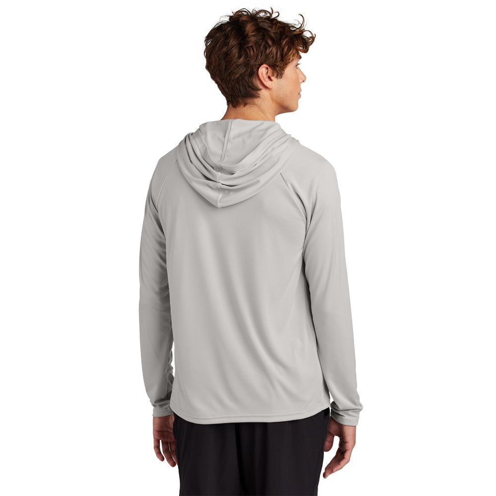 Port & Co™ Performance Pullover Hooded Tee - Silver