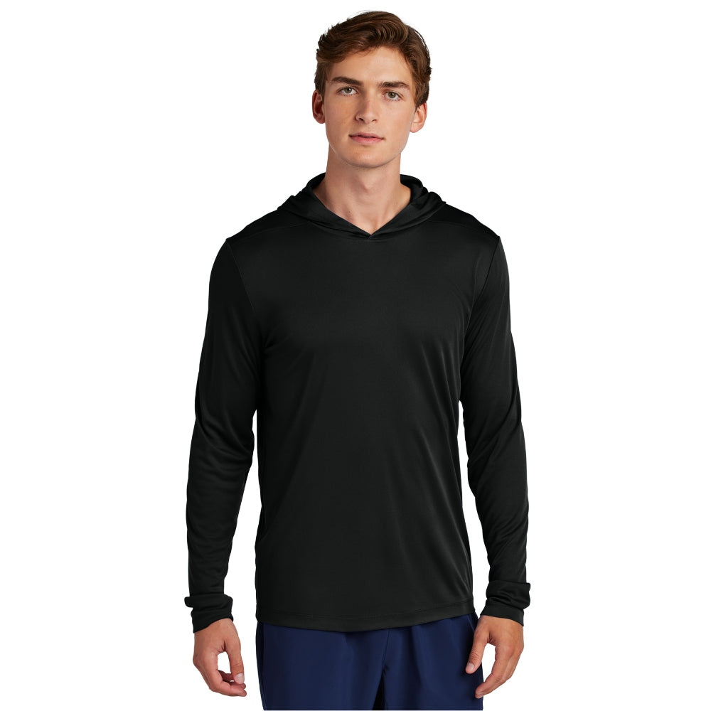 Sport-Tek® Posi-UV® Pro Long Sleeve Hoodie - Black