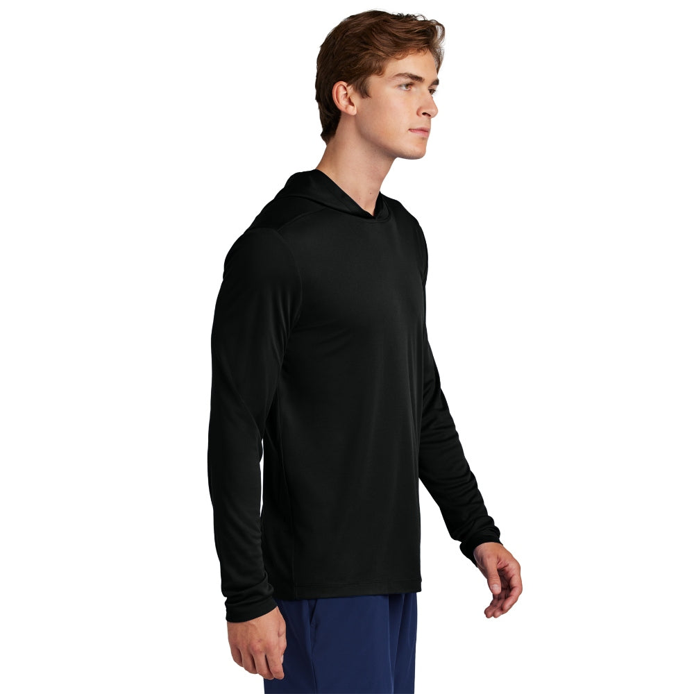 Sport-Tek® Posi-UV® Pro Long Sleeve Hoodie - Black
