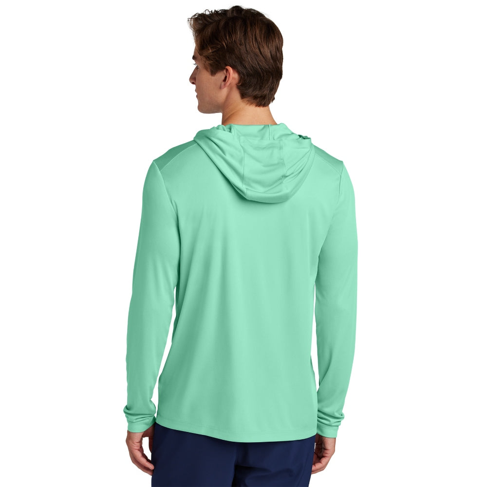 Sport-Tek® Posi-UV® Pro Long Sleeve Hoodie - Bright Seafoam