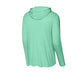 Sport-Tek® Posi-UV® Pro Long Sleeve Hoodie - Bright Seafoam