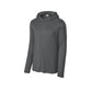 Sport-Tek® Posi-UV® Pro Long Sleeve Hoodie - Dark Smoke Grey
